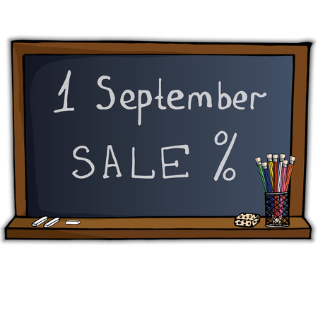 School board background. Vector illustration.のイラスト素材