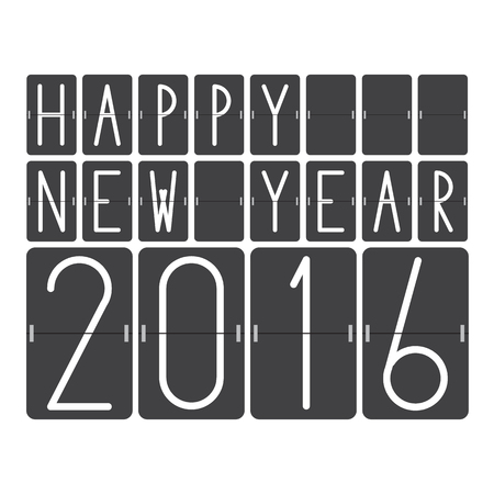 Happy New Year. Mechanic board. Vector illustrator.のイラスト素材