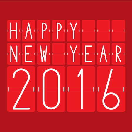 Happy New Year. Mechanic board. Vector illustrator.のイラスト素材