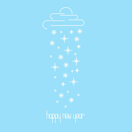 Winter theme background. Vector illustrationのイラスト素材