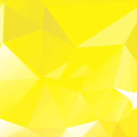 Low poly triangulated background. Yellow shades. Vector illustration.