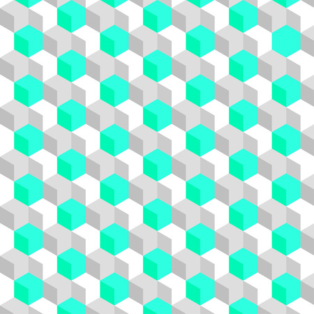 Abstract cube pattern. Vector illustration.のイラスト素材
