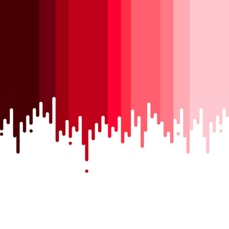 Dripping paint. Shades of red. Vector illustration.のイラスト素材