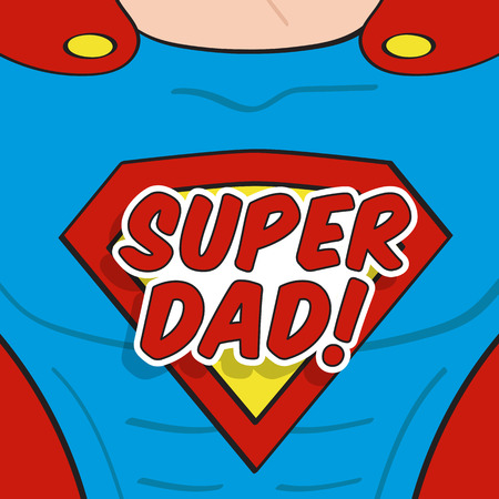 Fathers day design over pointed background. Vector illustrationのイラスト素材