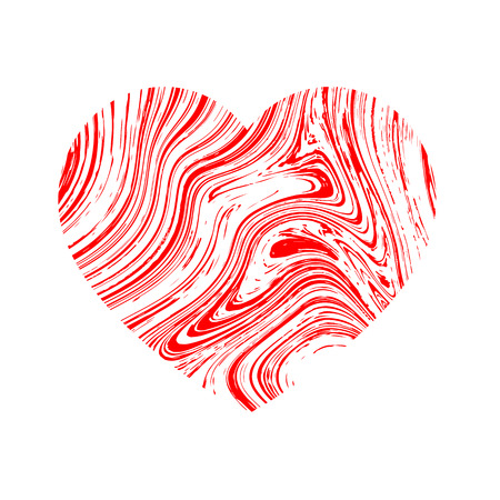 Marble effect heart. Valentine's day. Vector illustration.のイラスト素材