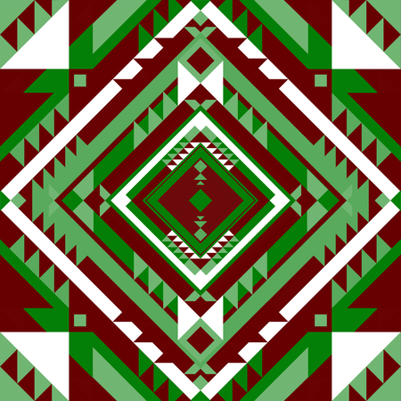 Abstract geometric design. Multi color tribal background. Vector illustration.のイラスト素材