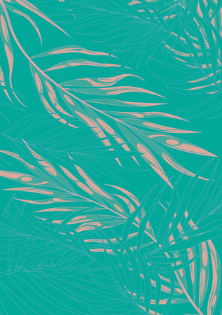 Tropic summer vibes backgroundの写真素材