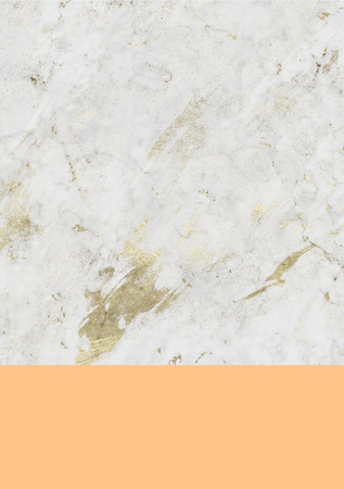 Minimalist marble background with solid color geometry. Trendy geometric poster.の写真素材