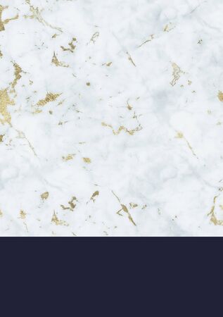 Minimalist marble background with solid color geometry. Trendy geometric poster.の写真素材