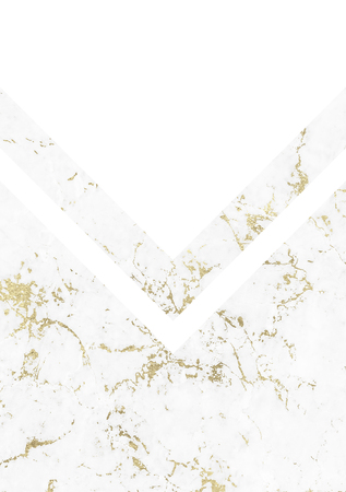 Minimalist marble background with solid color geometry. Trendy geometric poster.の写真素材