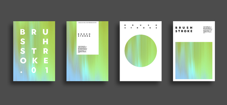 Artistic covers design. Brush stroke illustration. Trendy design.の写真素材