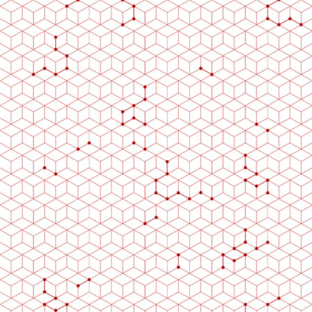 Hexagon geometric patternのイラスト素材