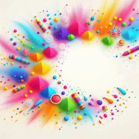 abstract colorful background with place for your text. 3d illustrationのイラスト素材