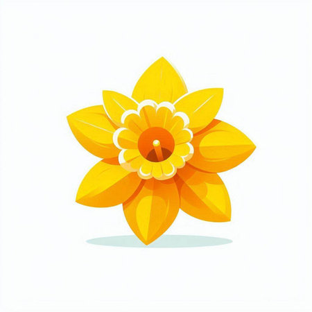 Flower icon on white background. Vector illustration. Eps 10.のイラスト素材
