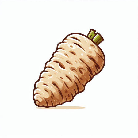 carrot isolated on white background. Vector illustration. Eps 10.のイラスト素材