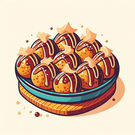 Illustration of a chocolate dipped strawberries in a bowl on a white backgroundのイラスト素材