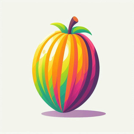 mango fruit vector illustration design over a white background. vector illustrationのイラスト素材