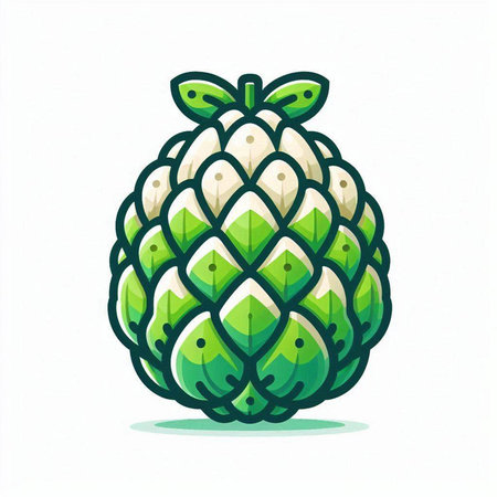 Artichoke icon isolated on white background. Hand drawn vector illustration.のイラスト素材