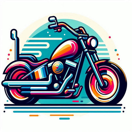 Motorcycle vector illustration. Motorcycle vector illustration. Motorcycle vector illustration. Motorcycle vector iconのイラスト素材