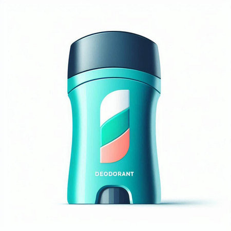 deodorant isolated on a white background. 3d illustration.