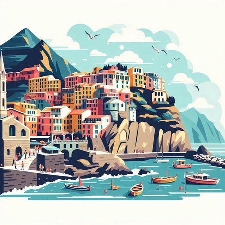 Riomaggiore, Cinque Terre, Italy