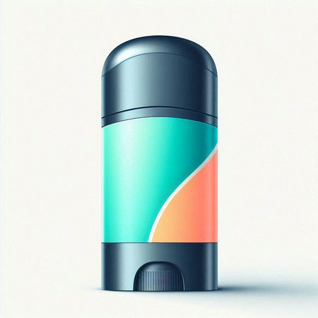 deodorant on a white background. 3d render illustration.