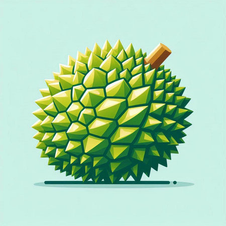 Durian fruit icon, vector illustration, vector eps10.