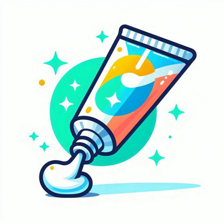 Cosmetic bottle with cream and a pipette. Vector illustration.のイラスト素材