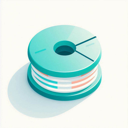 3d rendering of hard disk drive isolated on a white background.