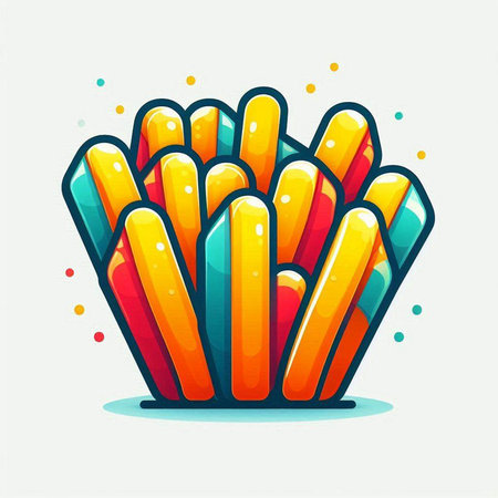 Colorful vector illustration of a set of hand drawn doodle objects.のイラスト素材