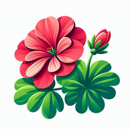Flower isolated on white background. Vector illustration. Eps 10.