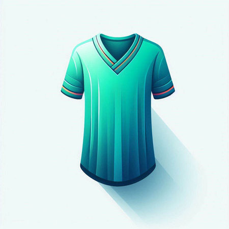Soccer jersey, football t-shirt design. Vector illustration.のイラスト素材