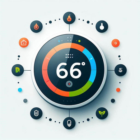 360 degree virtual reality infographic. Futuristic user interface. Vector illustrationのイラスト素材