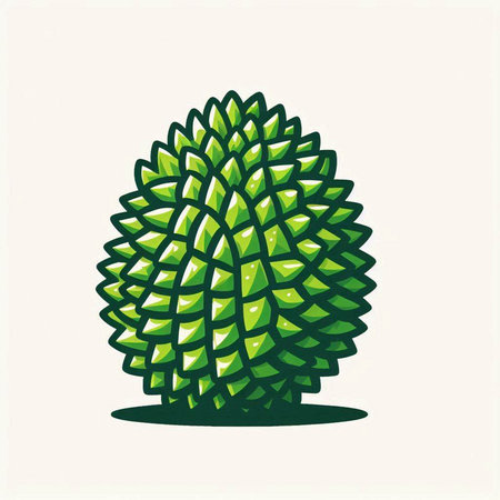 Pine cone vector icon. Hand drawn illustration of pine cone vector icon for web designのイラスト素材