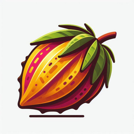 illustration of strawberry on white background. vector illustration. fruit iconのイラスト素材