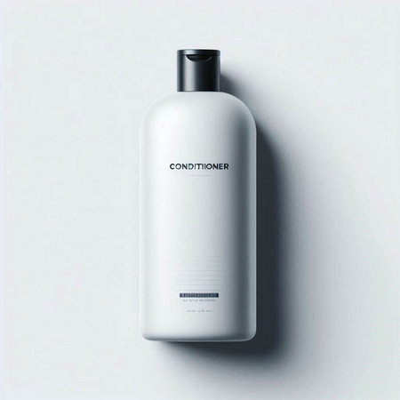 Mockup Realistic Blank Cosmetic Bottle Template for Ads or Magazine Design.