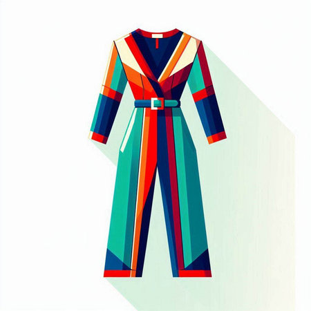 Fashion winter women's coat. Vector illustration. EPS 10.のイラスト素材