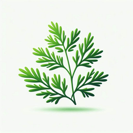 Dill icon isolated on white background. Vector illustration. Eps 10.のイラスト素材