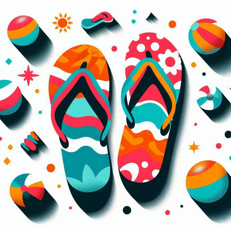 Colorful hand drawn pillow with doodle pattern. Vector illustration.のイラスト素材