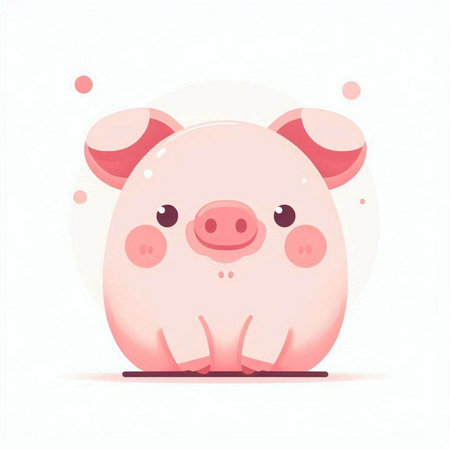 Illustration of a round apple pie on a beige background.のイラスト素材