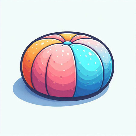pumpkin, vector illustration, eps 10, no transparencyのイラスト素材