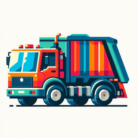 Smartphone with colorful application icons. Modern vector illustration in flat styleのイラスト素材