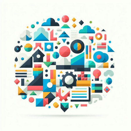 Vector illustration of a bowl of soup with vegetables, herbs and spices.のイラスト素材