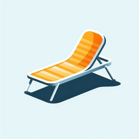 Summer hat with ribbon. Vector illustration in cartoon style on a light background.のイラスト素材