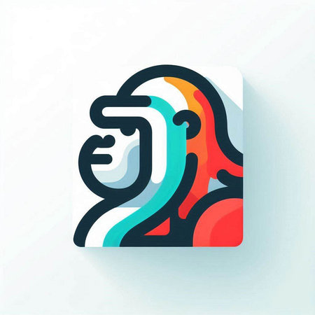 abstract logo design, vector illustration eps10 graphic element.のイラスト素材