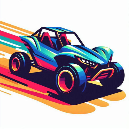 Illustration of a retro car. Retro car. Vector illustration.