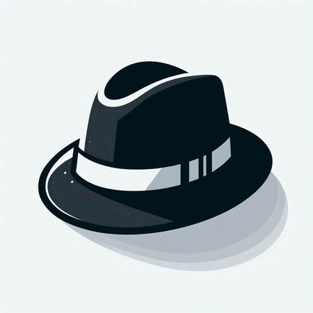 hat isometric on a white background. Vector illustration. Eps 10のイラスト素材