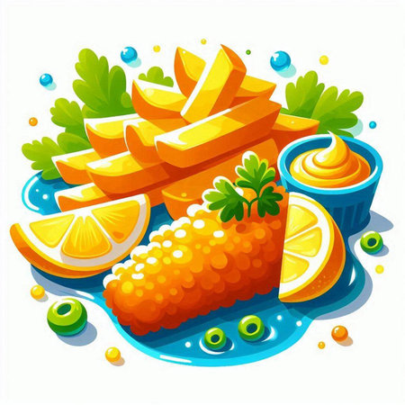 Vector illustration of orange and yellow caviar on a white background.のイラスト素材