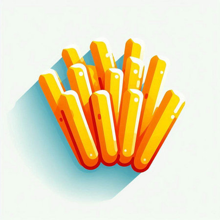 french fries, vector illustration, eps10, contains transparencyのイラスト素材