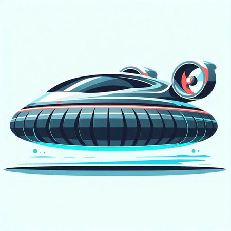 Futuristic race car. Vector illustration in retro style. Eps 10のイラスト素材